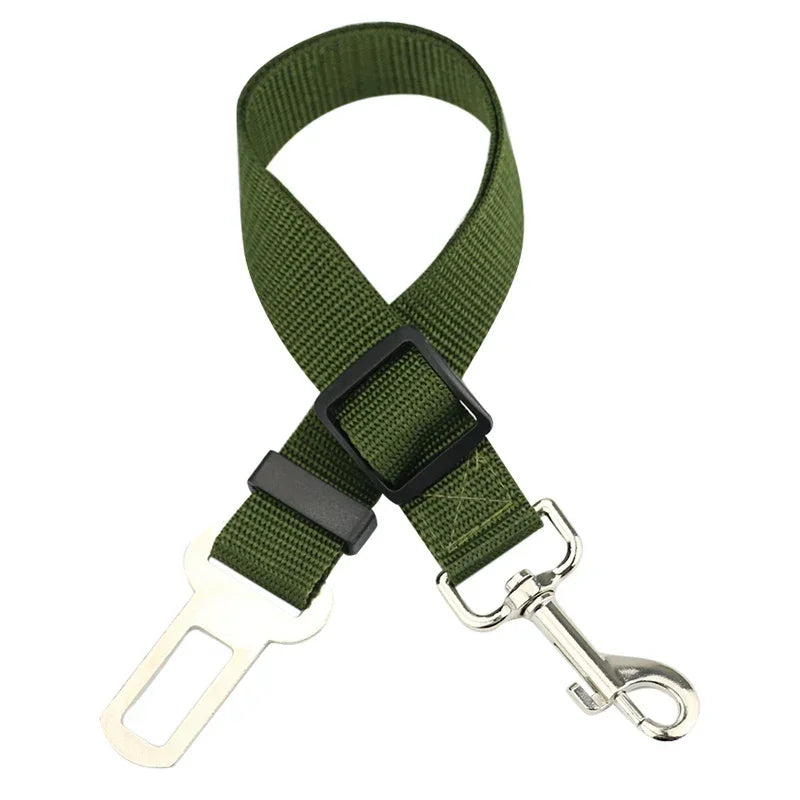 Cinturón de seguridad ajustable para mascotas, gatos, perros, asiento para mascotas, arnés para perros, clip de correa, palanca de seguridad, collares de tracción para perros, accesorios para perros