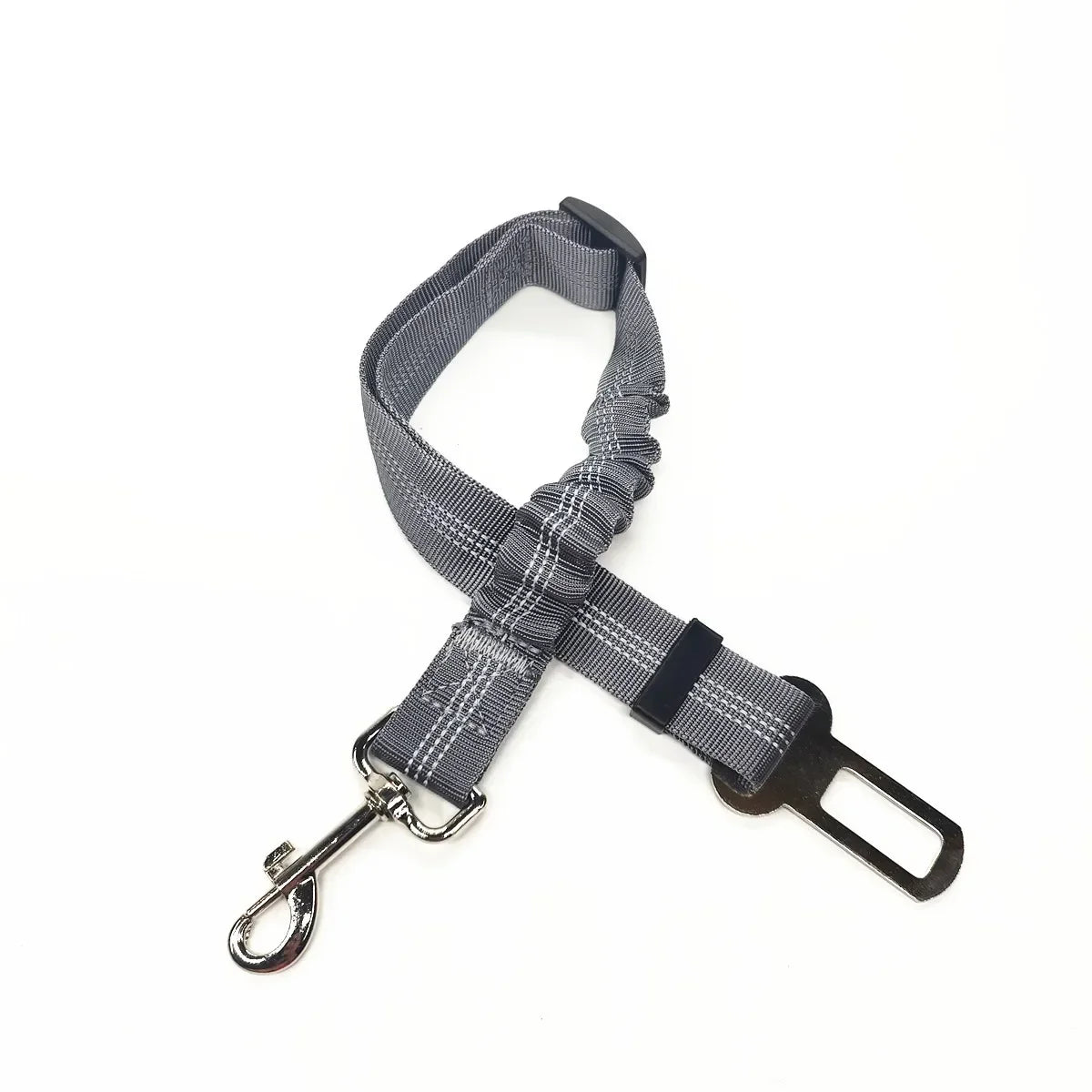 Cinturón de seguridad ajustable para mascotas, gatos, perros, asiento para mascotas, arnés para perros, clip de correa, palanca de seguridad, collares de tracción para perros, accesorios para perros