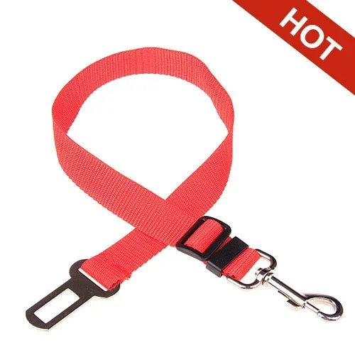 Cinturón de seguridad ajustable para mascotas, gatos, perros, asiento para mascotas, arnés para perros, clip de correa, palanca de seguridad, collares de tracción para perros, accesorios para perros