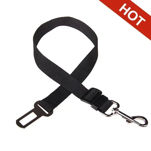 Cinturón de seguridad ajustable para mascotas, gatos, perros, asiento para mascotas, arnés para perros, clip de correa, palanca de seguridad, collares de tracción para perros, accesorios para perros