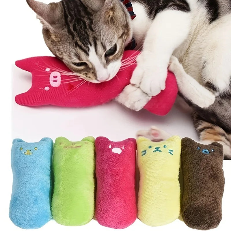 Teeth Grinding Catnip Toys - Teeth Grinding Relaxation Cat Chewing