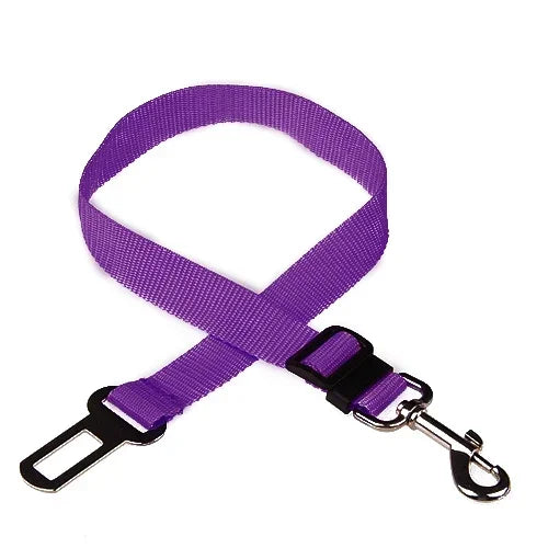 Cinturón de seguridad ajustable para mascotas, gatos, perros, asiento para mascotas, arnés para perros, clip de correa, palanca de seguridad, collares de tracción para perros, accesorios para perros